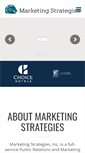 Mobile Screenshot of marketingstrategiesinc.com