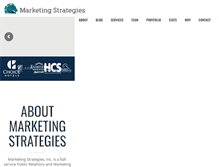 Tablet Screenshot of marketingstrategiesinc.com